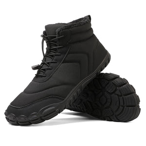 draussenfeet winter barfussschuhe schneestiefel 31505 schwarz