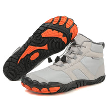 Lade das Bild in den Galerie-Viewer, draussenfeet winter barfussschuhe schneestiefel 31506 grau

