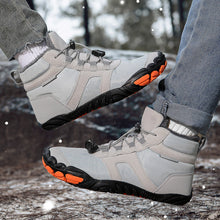 Lade das Bild in den Galerie-Viewer, draussenfeet winter barfussschuhe schneestiefel 31506 grau
