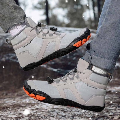 Warme Flexible Faltenfeste Schneestiefel Außenbereich Rutschfester & Wasserdichter Barfußschuh für den Winter (Unisex)