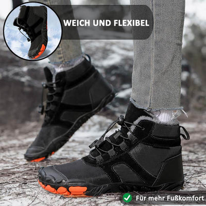 Warme Flexible Faltenfeste Schneestiefel Außenbereich Rutschfester & Wasserdichter Barfußschuh für den Winter (Unisex)