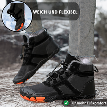 Lade das Bild in den Galerie-Viewer, draussenfeet winter barfussschuhe schneestiefel 31506 schwarz
