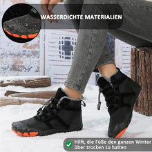Lade das Bild in den Galerie-Viewer, draussenfeet winter barfussschuhe schneestiefel 31506 schwarz
