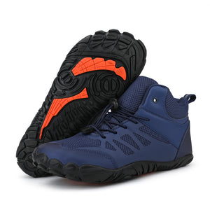 draussenfeet winter barfussschuhe schneestiefel 31508 blau