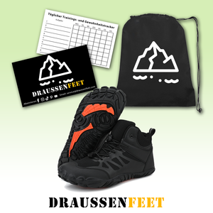 draussenfeet winter barfussschuhe schneestiefel 31508 schwarz