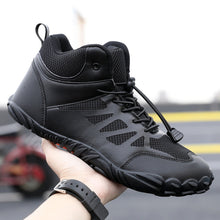 Lade das Bild in den Galerie-Viewer, draussenfeet winter barfussschuhe schneestiefel 31508 schwarz
