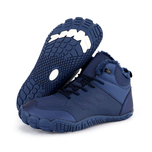 draussenfeet winter barfussschuhe schneestiefel 31509 blau