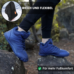 draussenfeet winter barfussschuhe schneestiefel 31509 blau