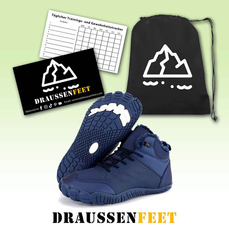 Atmungsaktive Leichte Warme Schneestiefel im Freien Rutschfester Barfußschuh für den Winter (Unisex)