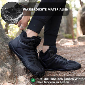 Atmungsaktive Leichte Warme Schneestiefel im Freien Rutschfester Barfußschuh für den Winter (Unisex)