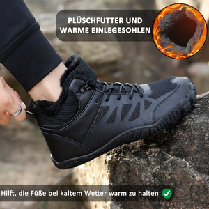 draussenfeet winter barfussschuhe schneestiefel 31509 schwarz