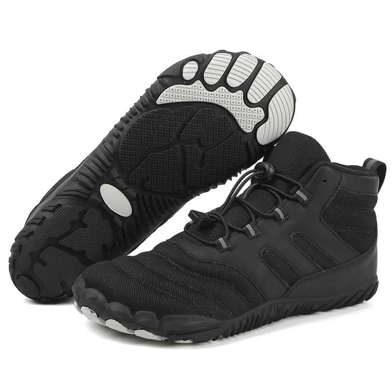 Wanderschuhe Verschleißfeste Atmungsaktive Outdoor Schuhe Rutschfester & Wasserdichter Barfußschuh für den Winter (Unisex)