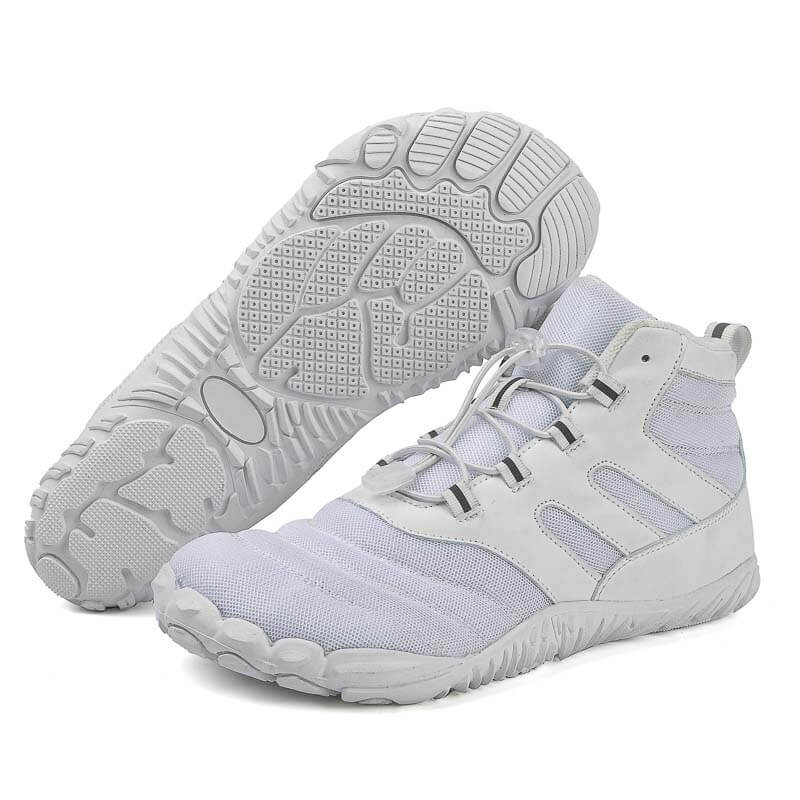Wanderschuhe Verschleißfeste Atmungsaktive Outdoor Schuhe Rutschfester & Wasserdichter Barfußschuh für den Winter (Unisex)