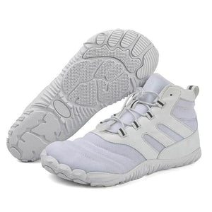 Wanderschuhe Verschleißfeste Atmungsaktive Outdoor Schuhe Rutschfester & Wasserdichter Barfußschuh für den Winter (Unisex)