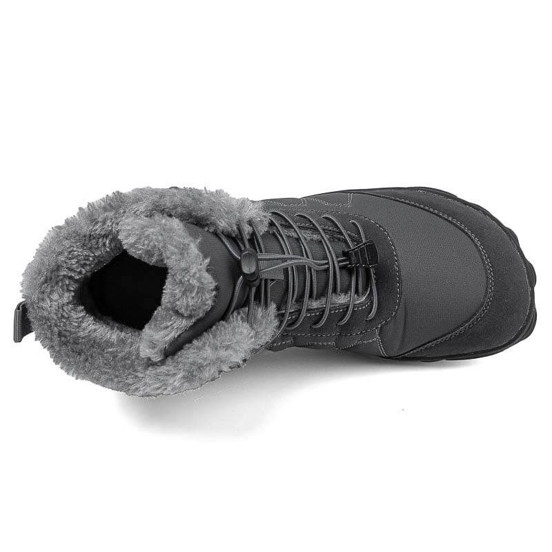 Outdoor-Schneestiefel Dicke Sohle Baumwollschuhe Wanderschuhe Rutschfester & Wasserdichter Barfußschuh für den Winter (Unisex)