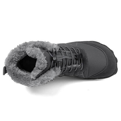 Outdoor-Schneestiefel Dicke Sohle Baumwollschuhe Wanderschuhe Rutschfester & Wasserdichter Barfußschuh für den Winter (Unisex)
