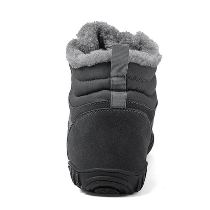 Outdoor-Schneestiefel Dicke Sohle Baumwollschuhe Wanderschuhe Rutschfester & Wasserdichter Barfußschuh für den Winter (Unisex)