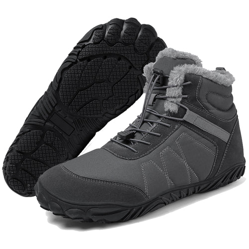 draussenfeet winter barfussschuhe schneestiefel 31511 grau