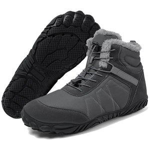 draussenfeet winter barfussschuhe schneestiefel 31511 grau