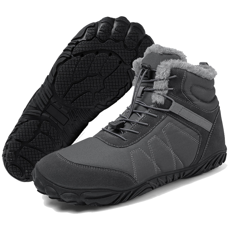 draussenfeet winter barfussschuhe schneestiefel 31511 grau