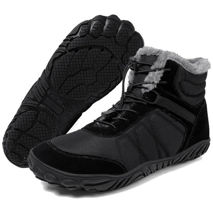 Outdoor-Schneestiefel Dicke Sohle Baumwollschuhe Wanderschuhe Rutschfester & Wasserdichter Barfußschuh für den Winter (Unisex)