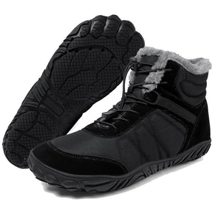 draussenfeet winter barfussschuhe schneestiefel 31511 schwarz
