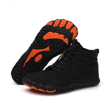 Lade das Bild in den Galerie-Viewer, draussenfeet winter barfussschuhe schneestiefel 31512 schwarz
