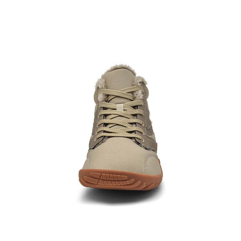 Schneestiefel für den Winter Warm Mittelhohe Wanderschuhe Rutschfester & Wasserdichter Barfußschuh für den Winter (Unisex)