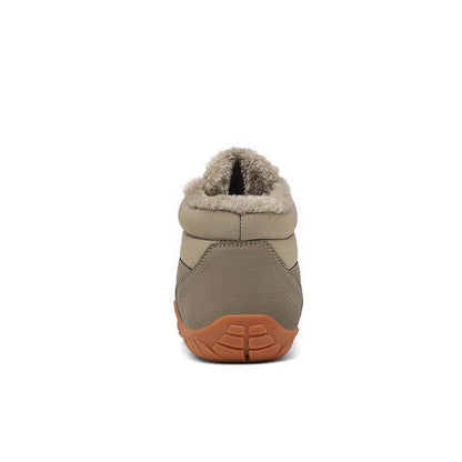 Schneestiefel für den Winter Warm Mittelhohe Wanderschuhe Rutschfester & Wasserdichter Barfußschuh für den Winter (Unisex)
