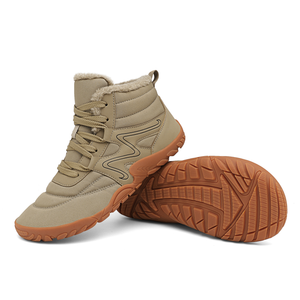 draussenfeet winter barfussschuhe schneestiefel 31514 sand