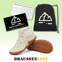 Lade das Bild in den Galerie-Viewer, draussenfeet winter barfussschuhe schneestiefel 31514 weiss
