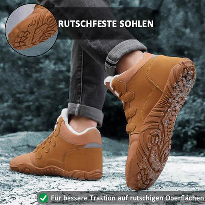 Outdoor-Winter-Schneestiefel Barfuß Verdickte Warme Wanderschuhe Rutschfester & Wasserdichter Barfußschuh für den Winter (Unisex)