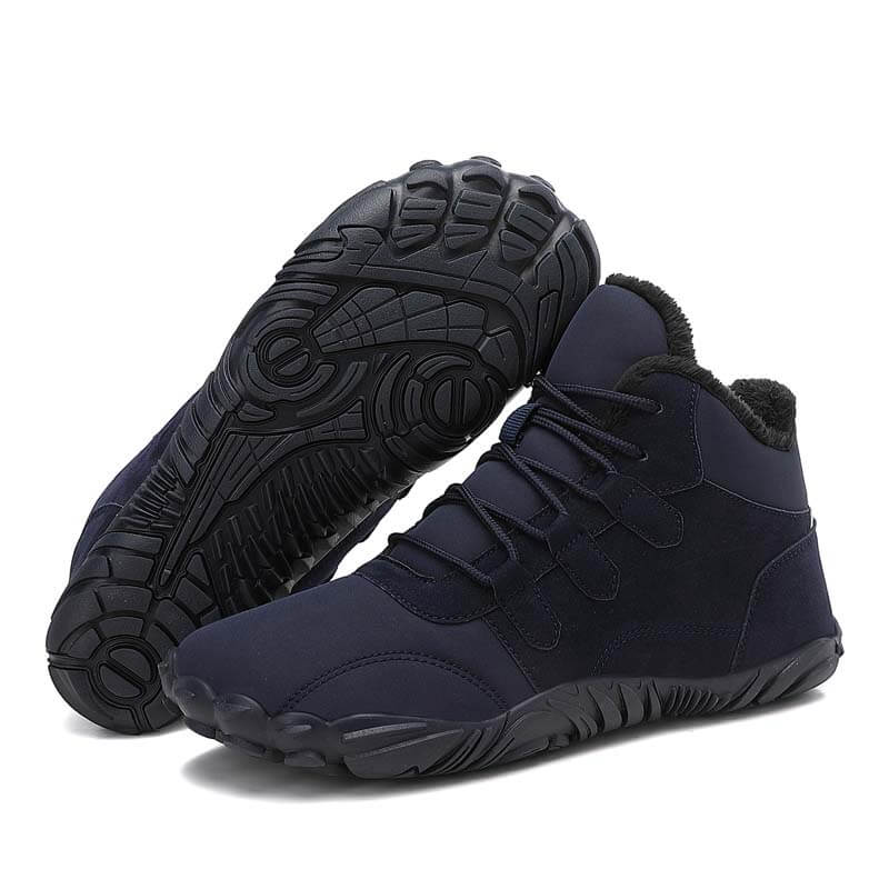 Outdoor-Winter-Schneestiefel Barfuß Verdickte Warme Wanderschuhe Rutschfester & Wasserdichter Barfußschuh für den Winter (Unisex)