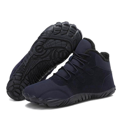 Outdoor-Winter-Schneestiefel Barfuß Verdickte Warme Wanderschuhe Rutschfester & Wasserdichter Barfußschuh für den Winter (Unisex)