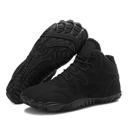 Outdoor-Winter-Schneestiefel Barfuß Verdickte Warme Wanderschuhe Rutschfester & Wasserdichter Barfußschuh für den Winter (Unisex)