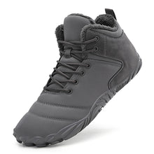 Lade das Bild in den Galerie-Viewer, draussenfeet winter barfussschuhe schneestiefel 31516 grau
