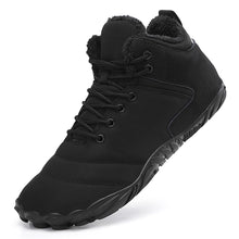 Lade das Bild in den Galerie-Viewer, draussenfeet winter barfussschuhe schneestiefel 31516 schwarz
