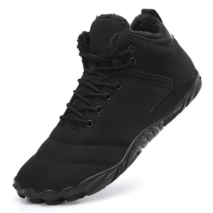 draussenfeet winter barfussschuhe schneestiefel 31516 schwarz