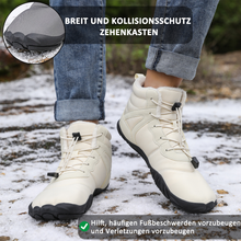 Lade das Bild in den Galerie-Viewer, draussenfeet winter barfussschuhe schneestiefel 31517 beige
