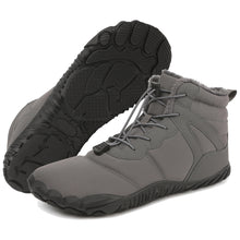 Lade das Bild in den Galerie-Viewer, draussenfeet winter barfussschuhe schneestiefel 31517 grau
