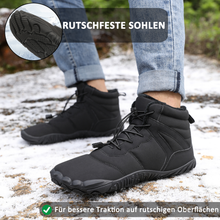 Lade das Bild in den Galerie-Viewer, draussenfeet winter barfussschuhe schneestiefel 31517 schwarz
