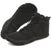 Lade das Bild in den Galerie-Viewer, draussenfeet winter barfussschuhe schneestiefel 31517 schwarz

