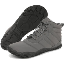 Lade das Bild in den Galerie-Viewer, draussenfeet winter barfussschuhe schneestiefel 31518 grau
