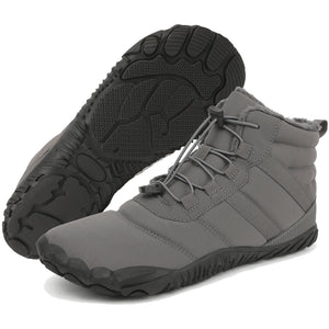 draussenfeet winter barfussschuhe schneestiefel 31518 grau