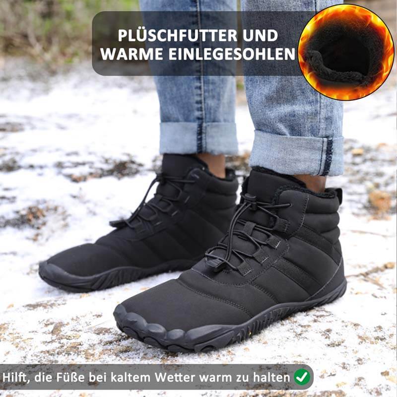 Hiking shoes warm winter boots casual non -slip & waterproof barefoot shoe for the winter (unisex)