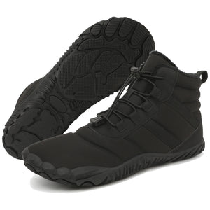 draussenfeet winter barfussschuhe schneestiefel 31518 schwarz