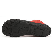 Lade das Bild in den Galerie-Viewer, draussenfeet winter barfussschuhe schneestiefel 31518 weinrot
