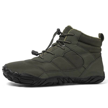 Dicke Schneestiefel für Draußen Warme Bergsteiger- und Wanderschuhe Rutschfester & Wasserdichter Barfußschuh für den Winter (Unisex)