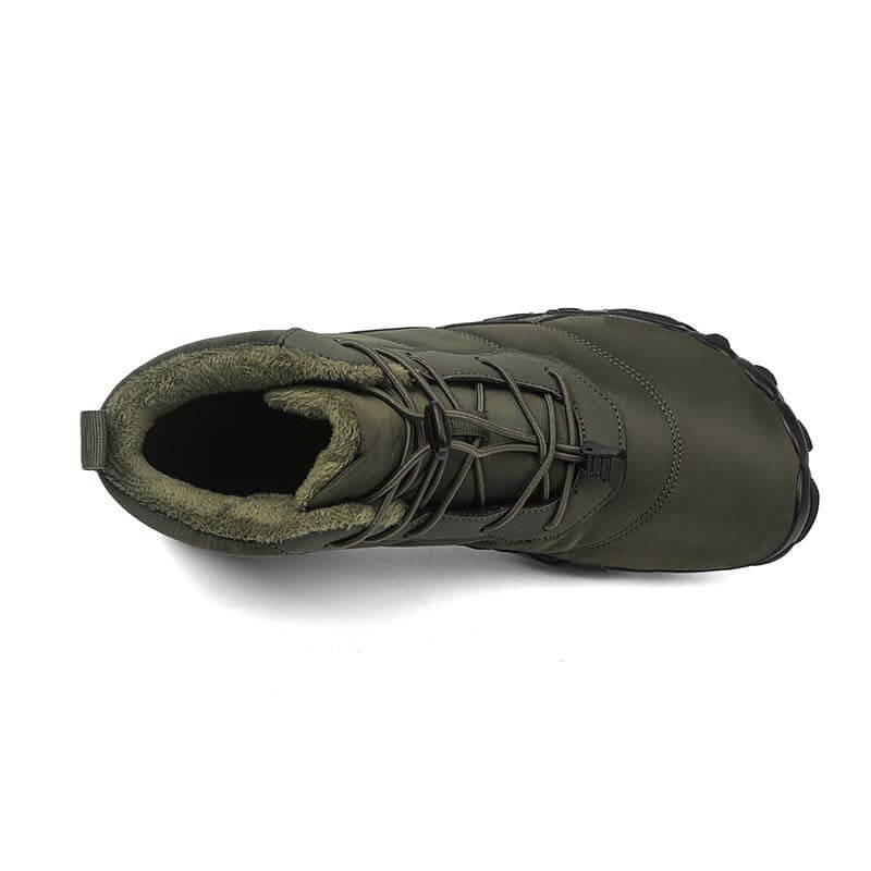 Dicke Schneestiefel für Draußen Warme Bergsteiger- und Wanderschuhe Rutschfester & Wasserdichter Barfußschuh für den Winter (Unisex)