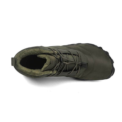 Dicke Schneestiefel für Draußen Warme Bergsteiger- und Wanderschuhe Rutschfester & Wasserdichter Barfußschuh für den Winter (Unisex)